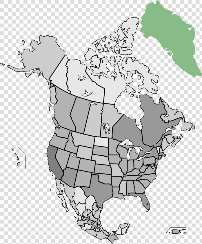 Maps Clipart Map America   North America Provinces And States  HD Png DownloadTransparent PNG