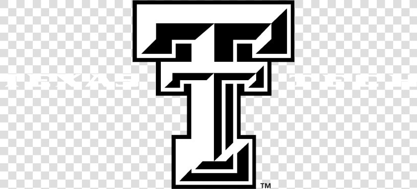 Texas Tech Red Raiders Logo Black And White   Texas Tech Black And White Logo  HD Png DownloadTransparent PNG