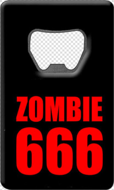 Zombie 666 Credit Card Bottle Opener   Mobile Phone Case  HD Png DownloadTransparent PNG