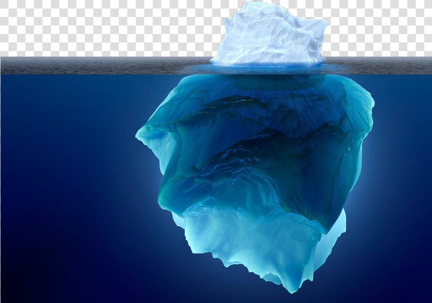 Glacier Clipart Underwater   Iceberg Under Water Clipart  HD Png DownloadTransparent PNG