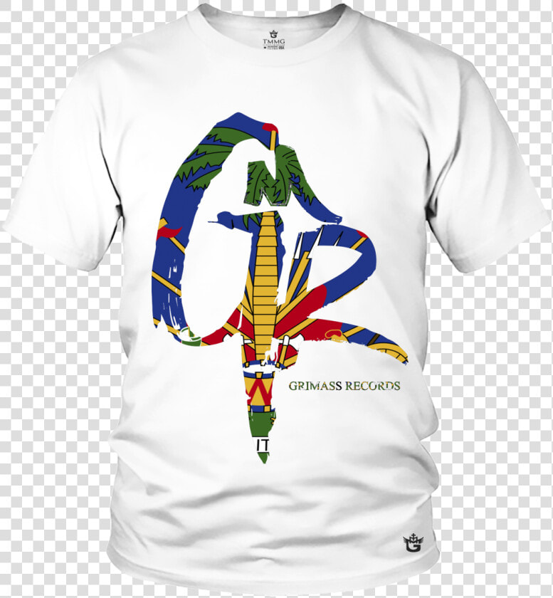 Grimass Logo Haitian Flag T shirt By Tmmg   Jesus The Way The Truth And The Life Shirt  HD Png DownloadTransparent PNG