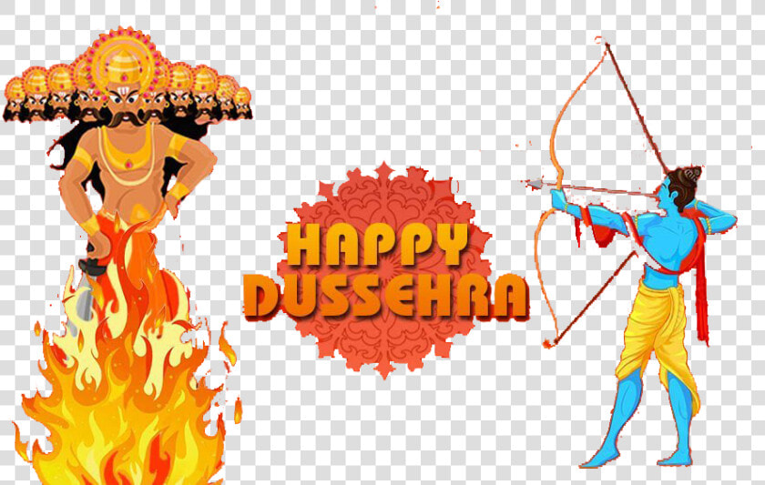 Happy Dussehra 2018 Png Free Pic   Dussehra Banner  Transparent PngTransparent PNG