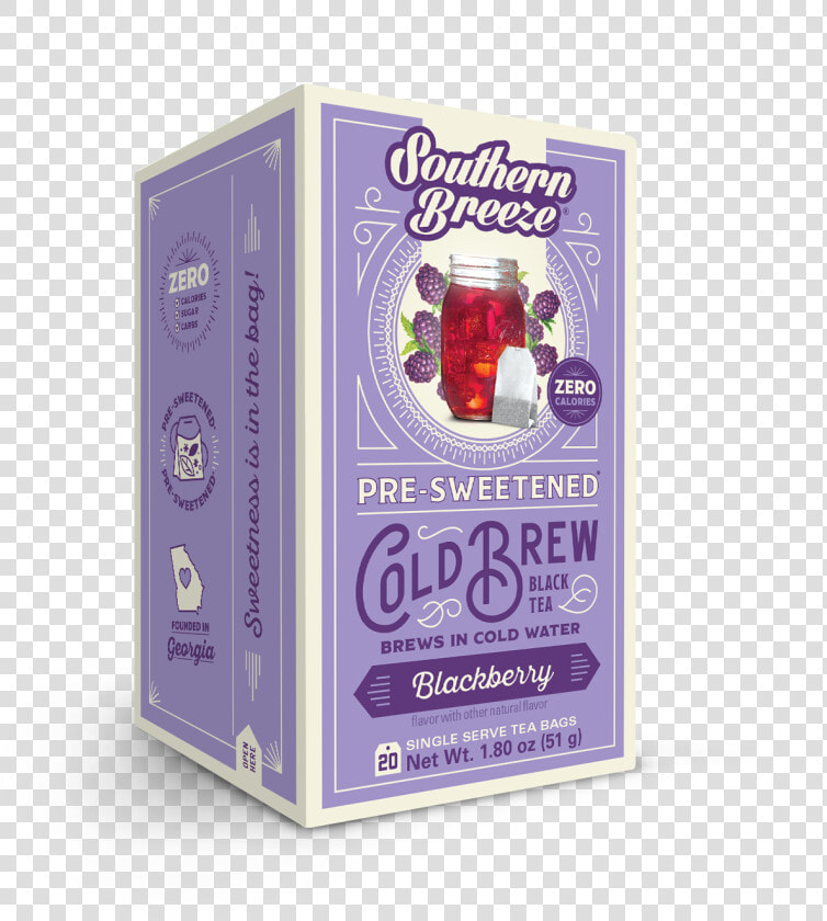 Blackberry Cold Brew Sweet Iced Tea   Southern Breeze Sweet Tea  HD Png DownloadTransparent PNG