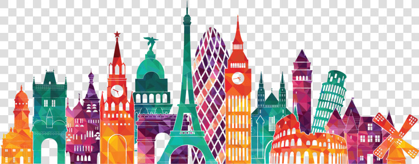 Skyline Europe Clipart   Schengen Visa Photo Design  HD Png DownloadTransparent PNG