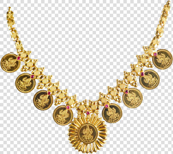 Pourvika N 9376 12 Kerala Traditional Gold Necklace   Traditional Items Of Kerala  HD Png DownloadTransparent PNG