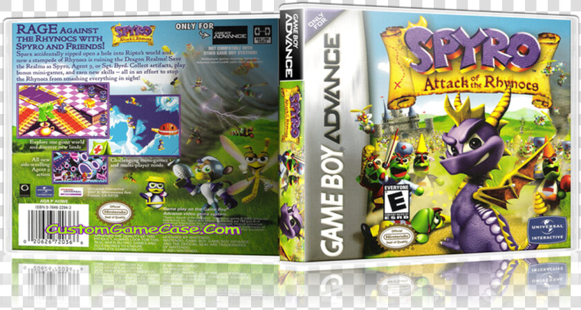 Spyro Attack Of The Rhynocs   Spyro Attack Of The Rhynocs Game Boy Advance  HD Png DownloadTransparent PNG