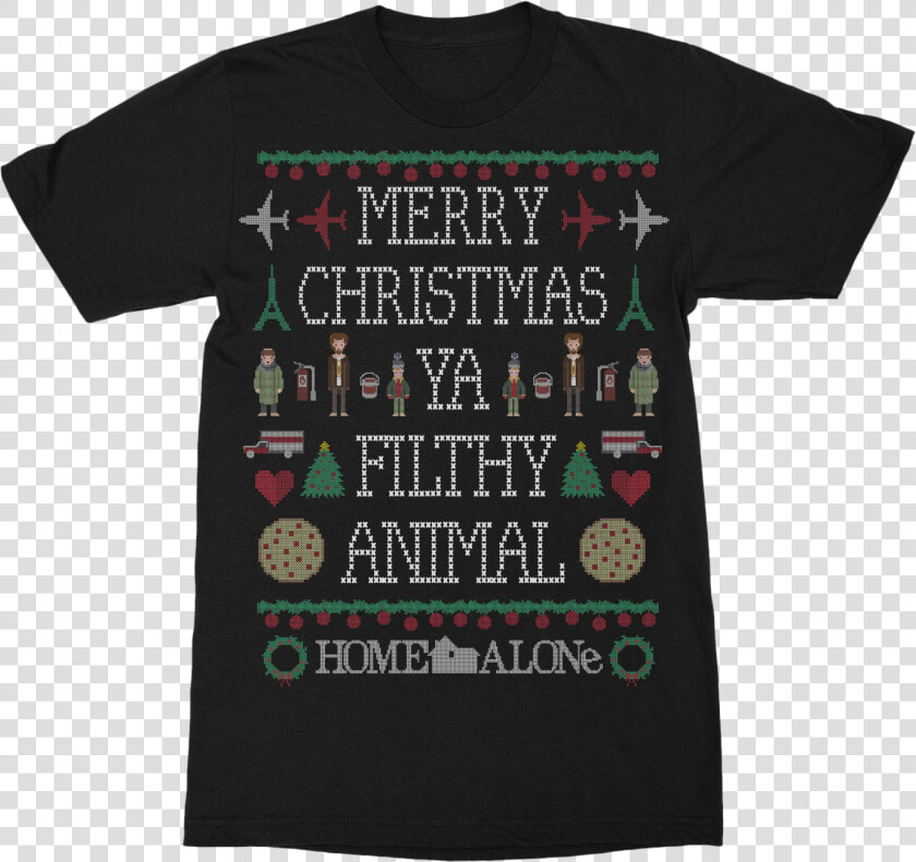 Icons Ya Filthy Animal Home Alone T shirt   T shirt  HD Png DownloadTransparent PNG