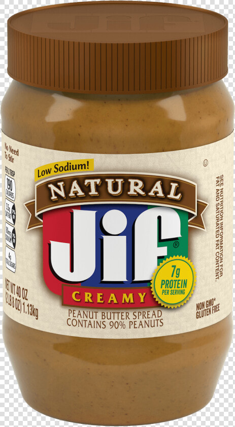 Jif Natural Peanut Butter  HD Png DownloadTransparent PNG