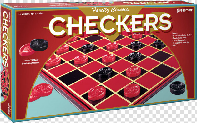 Family Classic Pressman Checkers  HD Png DownloadTransparent PNG