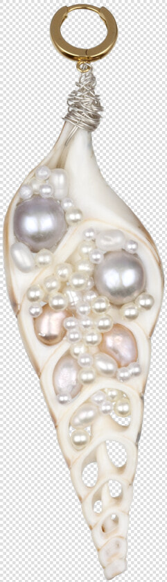 Spice Up Your Life Shell Pearls Earring Wald Berlin   Pearl  HD Png DownloadTransparent PNG