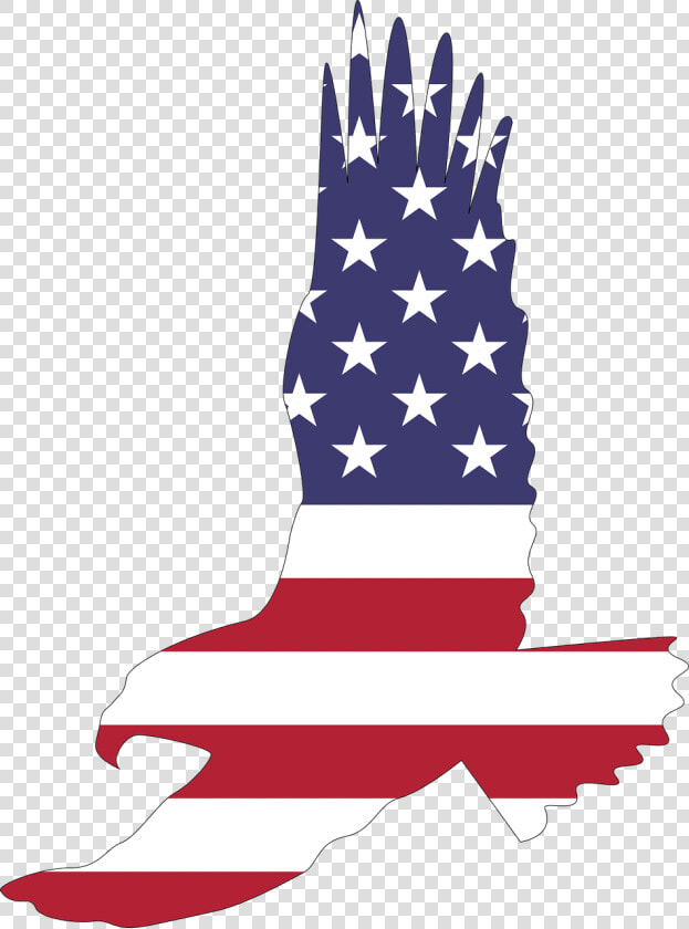 America  Animal  Bald Eagle  Bird  Flag  Flying  Symbol   American Flag Eagle Free Clip Art  HD Png DownloadTransparent PNG