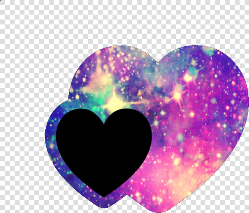  ftestickers  heart  galaxy  glitter  sparkle  cute   Heart  HD Png DownloadTransparent PNG