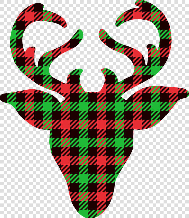 Buffalo Plaid Deer  Deer  Holiday  Christmas  Winter  HD Png DownloadTransparent PNG