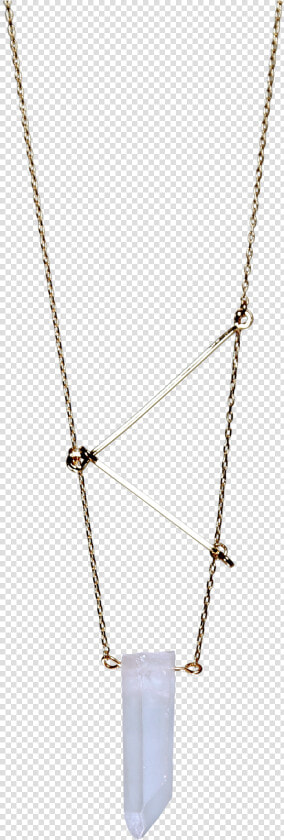 Clear Quartz Geometric Necklace   Necklace  HD Png DownloadTransparent PNG