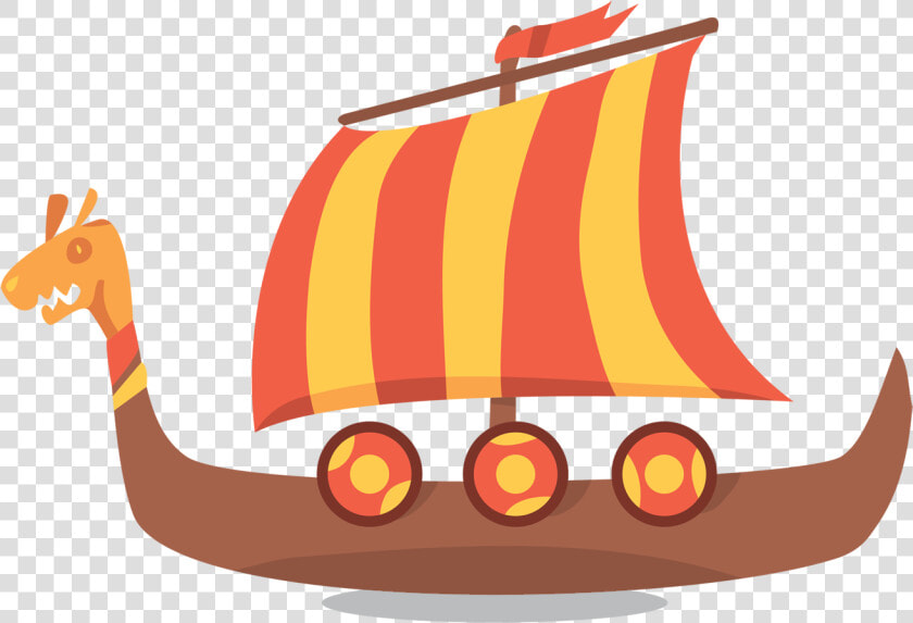 Transparent Viking Ship Clip Art   Viking Boat Race Cartoon  HD Png DownloadTransparent PNG