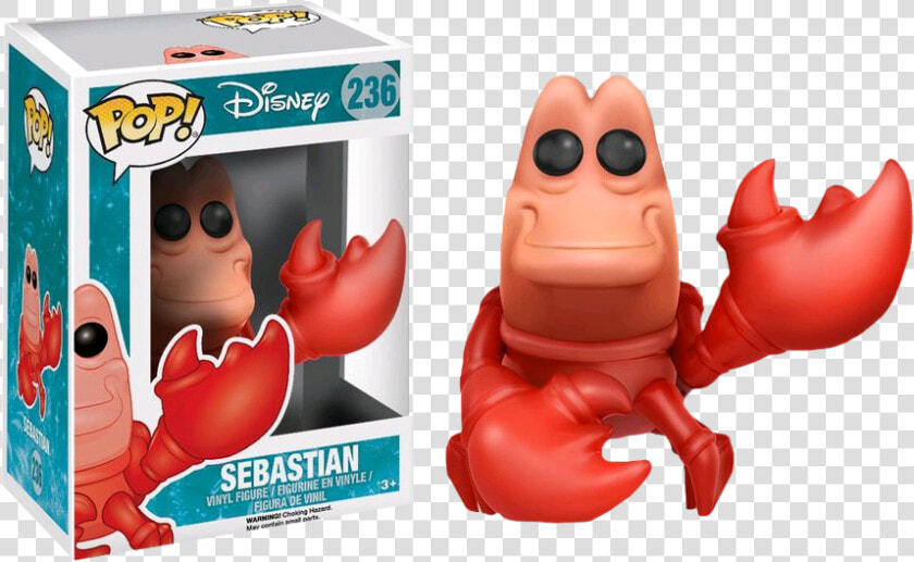 Sebastian Pop Vinyl Figure   Funko Pop Sebastian Little Mermaid  HD Png DownloadTransparent PNG