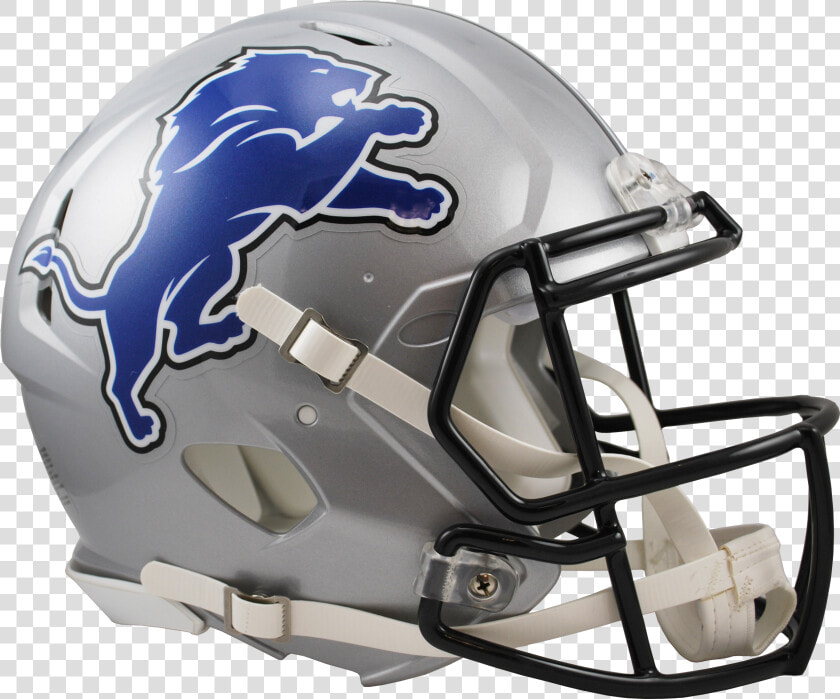 Detroit Lions Revolution Speed Authentic Helmet   Detroit Lions Football Helmets  HD Png DownloadTransparent PNG