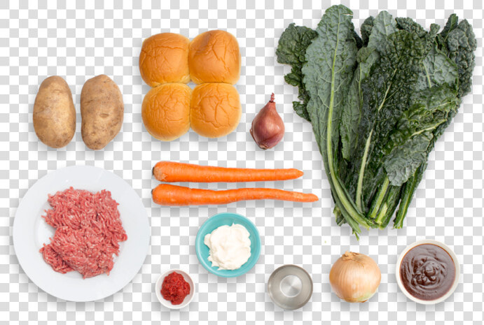 Sloppy Joes  amp  Roasted Steak Fries With Creamy Kale   Carrot  HD Png DownloadTransparent PNG