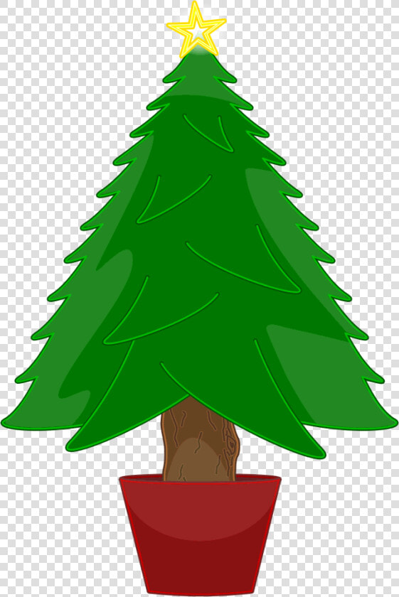 Christmas Tree Not Decorated Cartoon Clipart   Png   Transparent Background Christmas Trees Clipart  Png DownloadTransparent PNG