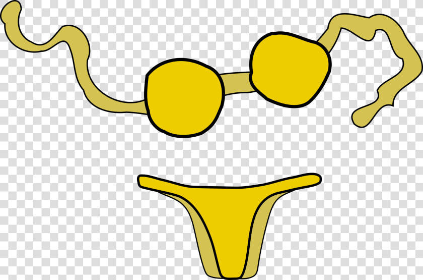 Yellow Bikini   Yellow Bikini Clip Art  HD Png DownloadTransparent PNG