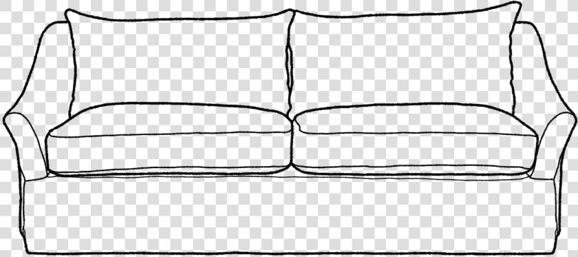 Clip Art Drawing Couch   Sofa Black And White Png  Transparent PngTransparent PNG