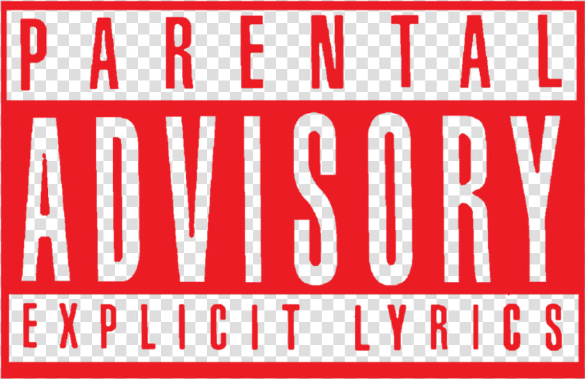  parental  advisory  explicit  content  lyrics  music   Red Parental Advisory Png  Transparent PngTransparent PNG