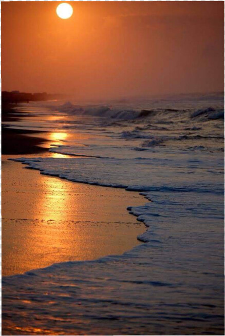  background  landscape  sun  sunset  ocean  sea  wallpaper   Beautiful Sunrises In Emerald Isle Nc  HD Png DownloadTransparent PNG