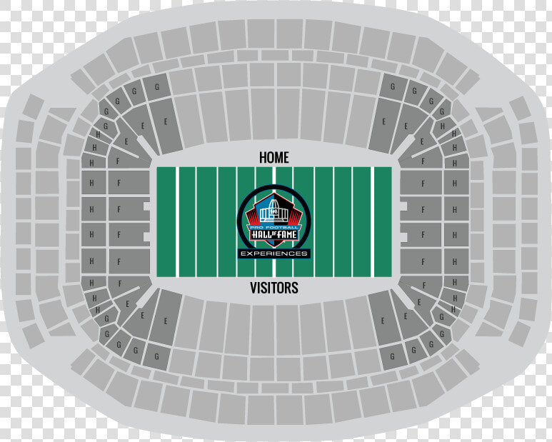 Super Bowl 51 Seating Chart All Silver   Soccer specific Stadium  HD Png DownloadTransparent PNG