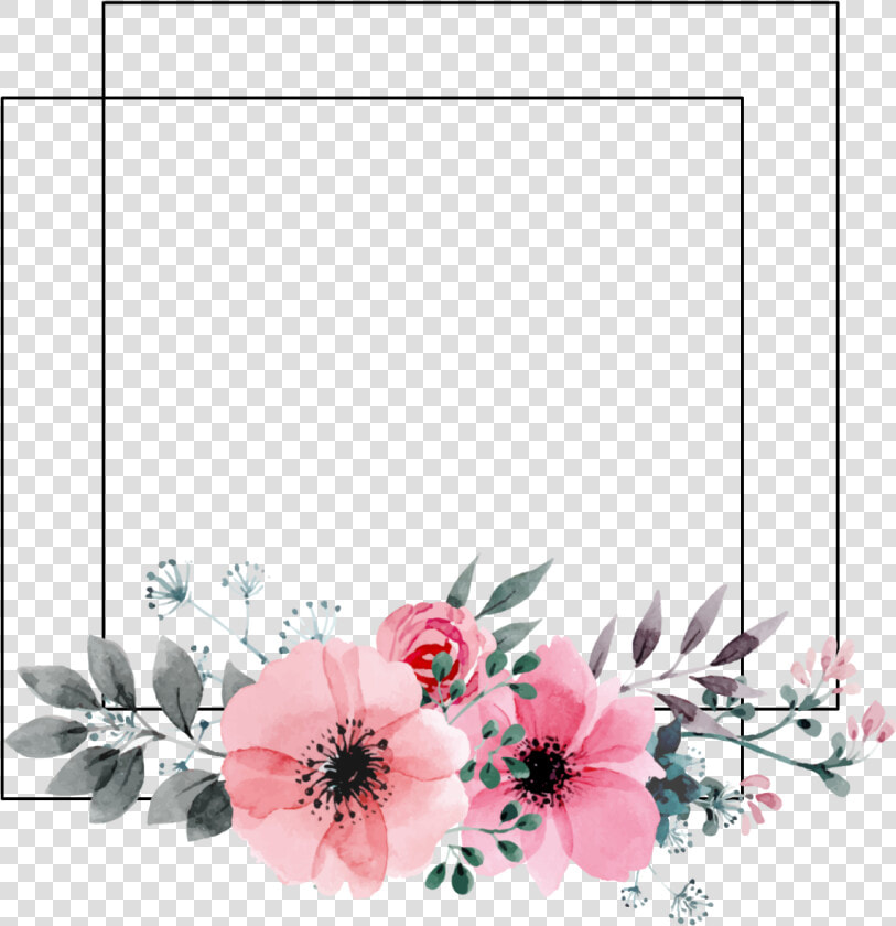  cuadrodeflores  flores  flower  cuadro  floral  flor   Transparent Vector Flower Png  Png DownloadTransparent PNG