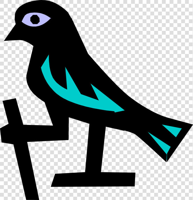 Vector Illustration Of Ancient Egyptian Bird Hieroglyphic   Illustration  HD Png DownloadTransparent PNG