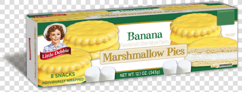 Little Debbie Banana Marshmallow Pies Title Little   Little Debbie Banana Marshmallow Pies  HD Png DownloadTransparent PNG