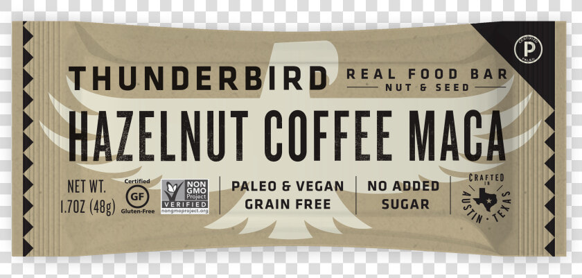 Hazelnut Coffee Maca   Thunderbird Bars Pecan  HD Png DownloadTransparent PNG