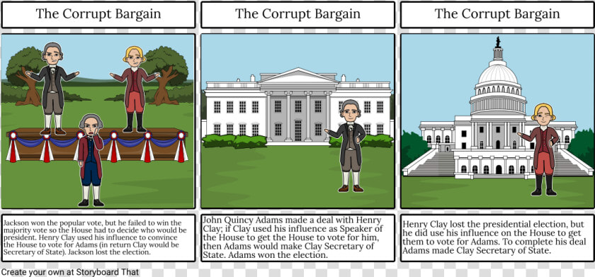 The Corrupt Bargain Storyboard   Presidential Action Bill Cartoon  HD Png DownloadTransparent PNG