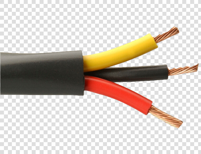 Transparent Wires Broken   6mm 3 Core Cable  HD Png DownloadTransparent PNG