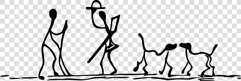 Walking The Dogs 2 Clip Arts   Strichmännchen Hund  HD Png DownloadTransparent PNG