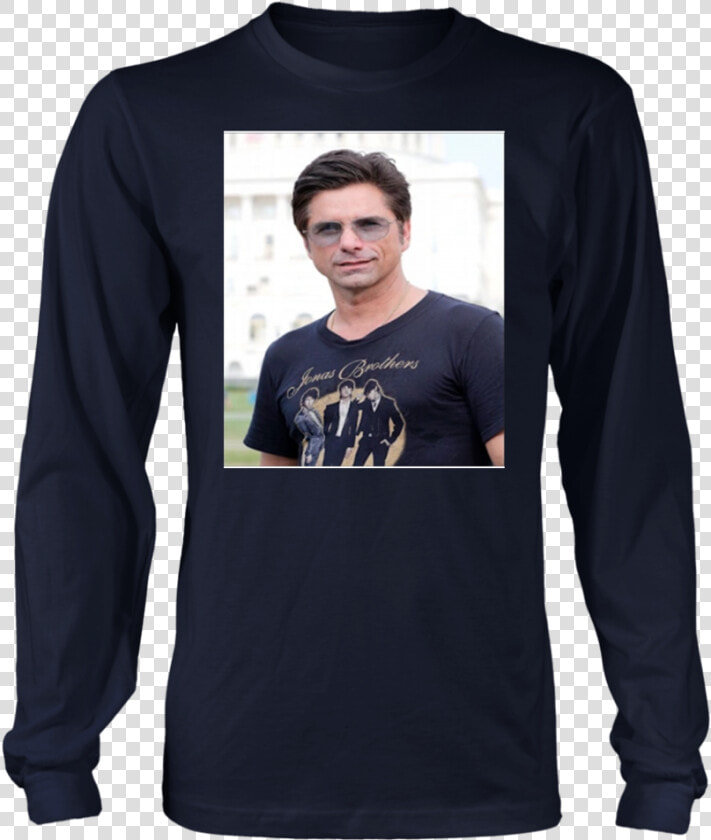 Nick Jonas Wearing A Shirt Of John Stamos Wearing A   Now Watch Me Lift Watch Me Whey Whey  HD Png DownloadTransparent PNG