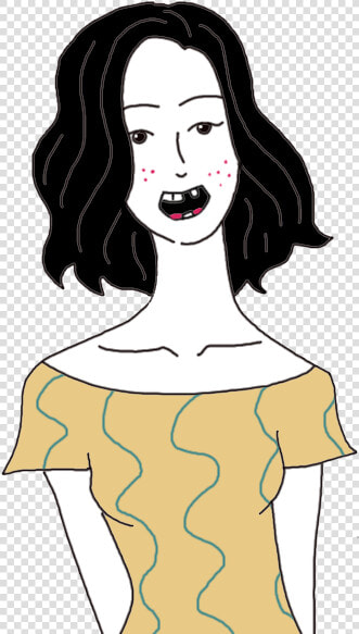 Ugly   Ugly Face Girl Cartoon  HD Png DownloadTransparent PNG