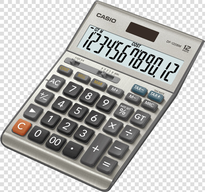 Df 120bm S Eh   Casio Calculator Dm 1200bm  HD Png DownloadTransparent PNG