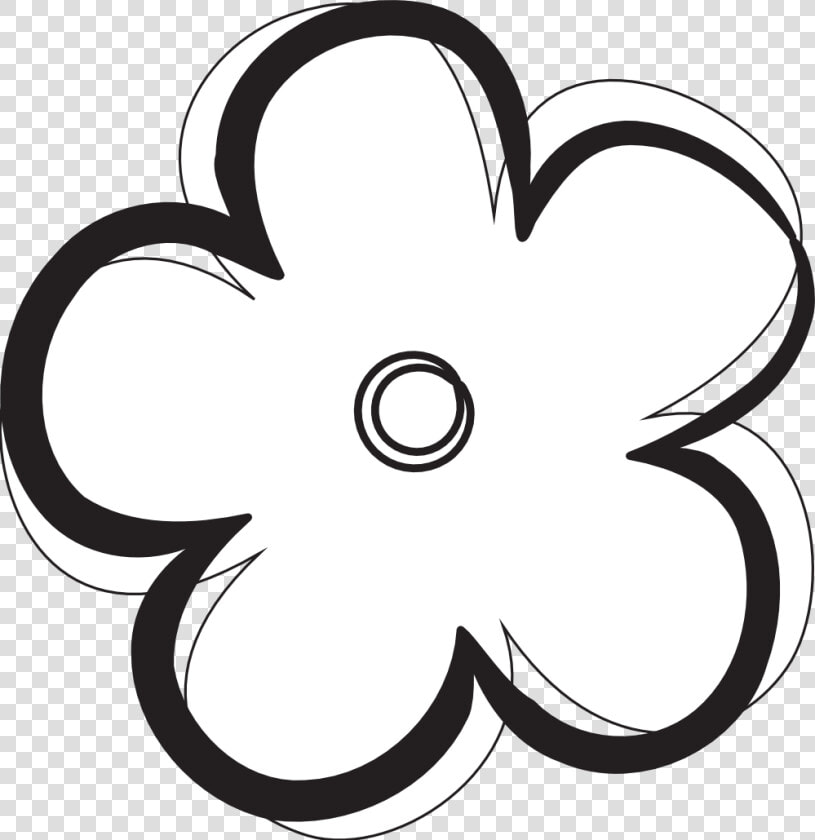 Images For Black And White Flower Logo   Clipart Black And White Flower  HD Png DownloadTransparent PNG