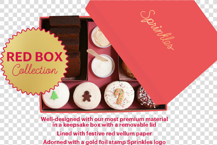 Holiday Bake Box Shown Includes 4 Cupcakes  4 Brownies    Cupcake  HD Png DownloadTransparent PNG