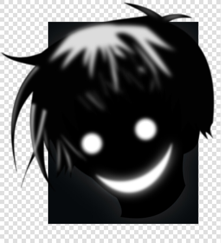 Anime Smile Png   Anime Dark Face Smile  Transparent PngTransparent PNG