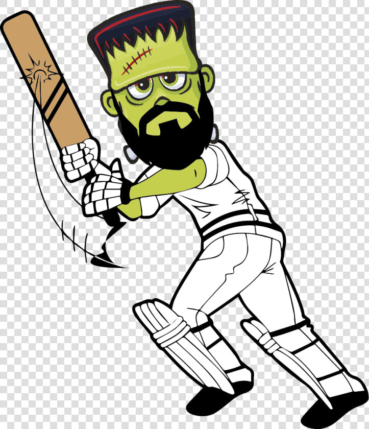 Players Cricket Cartoon  HD Png DownloadTransparent PNG