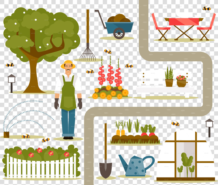 Jardin Potager Dessin Libre De Droit  HD Png DownloadTransparent PNG