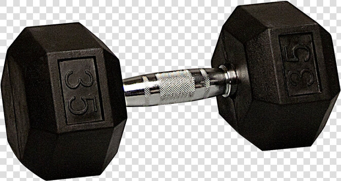 50 Lbs Rubber Hex Dumbbells  HD Png DownloadTransparent PNG