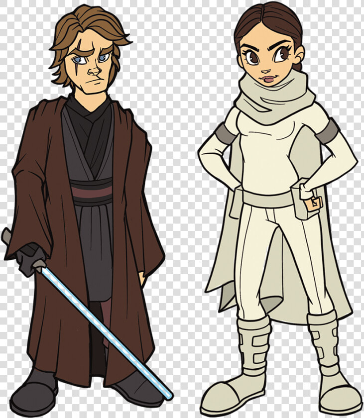 Swcc19 Pin Trading Anakin Padme   Star Wars Celebration 2019 Padme  HD Png DownloadTransparent PNG