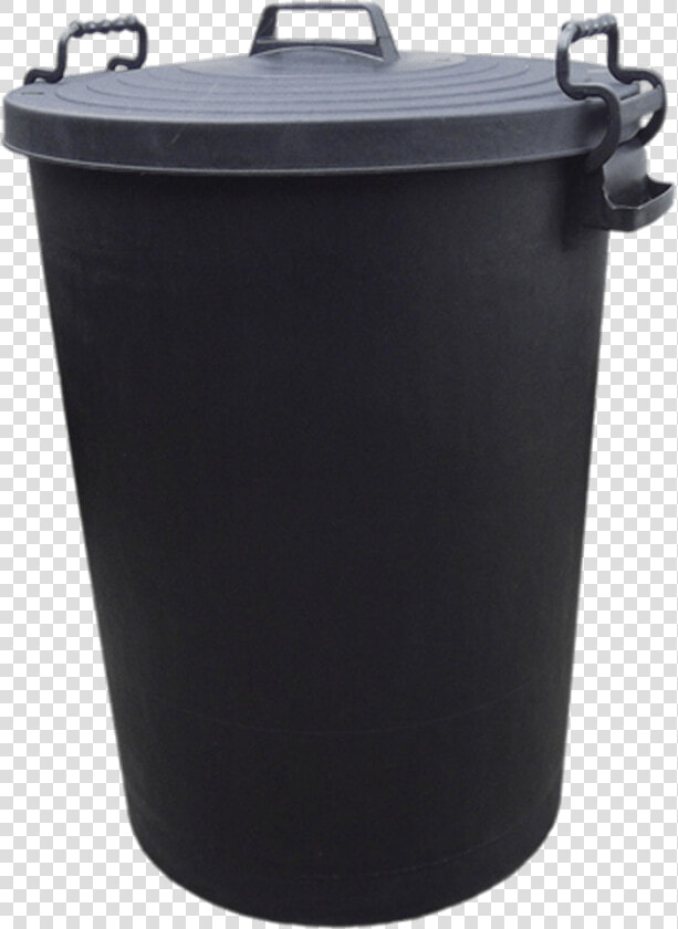 Bin Refuse Black Trash   Large Plastic Dustbin  HD Png DownloadTransparent PNG