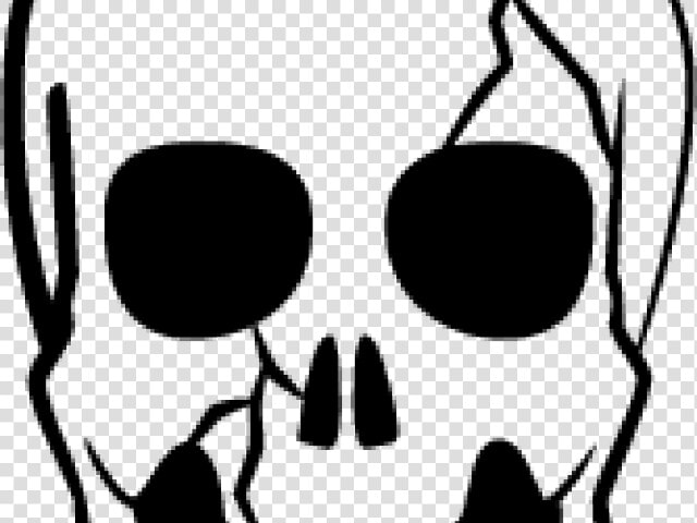 Transparent Halloween Skull Png   Printable Black And White Halloween Decorations  Png DownloadTransparent PNG