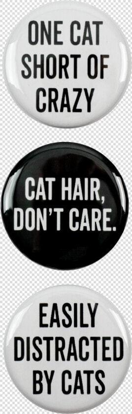 Cat 3pc Pin Button Set   Circle  HD Png DownloadTransparent PNG