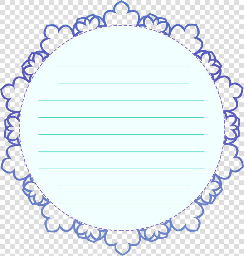 Lace Gradient Lines Text Box Png And Psd   Circle  Transparent PngTransparent PNG