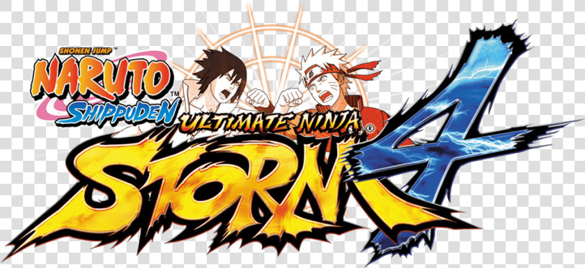 Naruto Shippuden Ultimate Ninja Storm 4 Logo  HD Png DownloadTransparent PNG